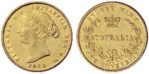 1 Sovereign Australia (1788 - 1939) Gold Victoria (1819 - 1901)