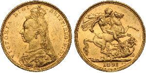 1 Sovereign Australia (1788 - 1939) Gold Victoria (1819 - 1901)