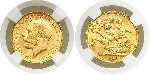 1 Sovereign Australia (1788 - 1939) Gold George V of the United Kingdom (1865-1936)