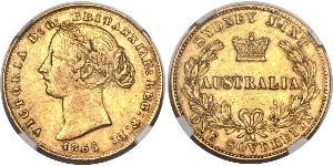 1 Sovereign Australia (1788 - 1939) Gold Victoria (1819 - 1901)