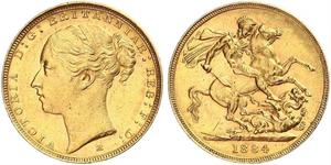 1 Sovereign Australia (1788 - 1939) Gold Victoria (1819 - 1901)