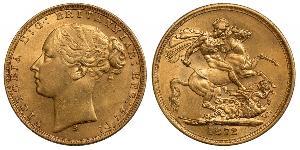 1 Sovereign Australia (1788 - 1939) Gold Victoria (1819 - 1901)