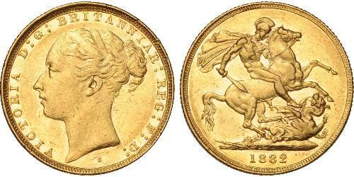 1 Sovereign Australia (1788 - 1939) Gold Victoria (1819 - 1901)