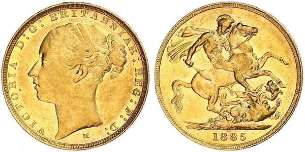 1 Sovereign Australia (1788 - 1939) Gold Victoria (1819 - 1901)