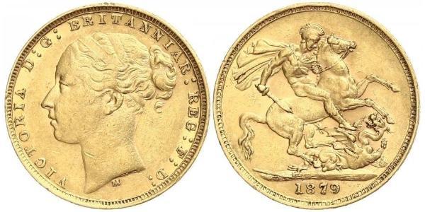 1 Sovereign Australia (1788 - 1939) Gold Victoria (1819 - 1901)