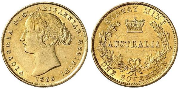 1 Sovereign Australia (1788 - 1939) Gold Victoria (1819 - 1901)