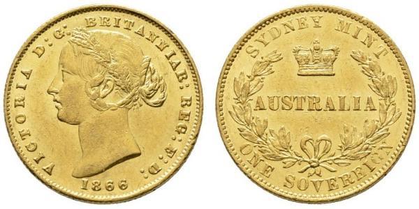 1 Sovereign Australia (1788 - 1939) Gold Victoria (1819 - 1901)