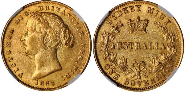 1 Sovereign Australia (1788 - 1939) Gold Victoria (1819 - 1901)