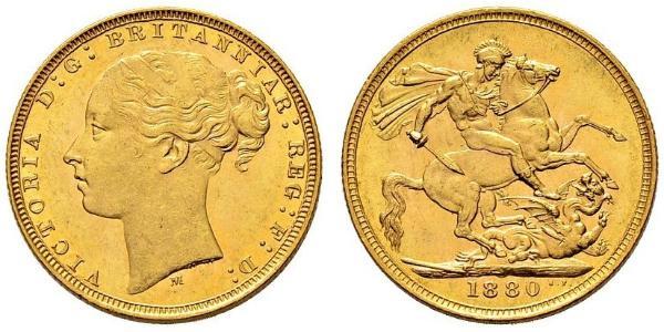 1 Sovereign Australia (1788 - 1939) Gold Victoria (1819 - 1901)