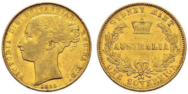 1 Sovereign Australia (1788 - 1939) Gold Victoria (1819 - 1901)