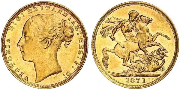 1 Sovereign Australia (1788 - 1939) Gold Victoria (1819 - 1901)