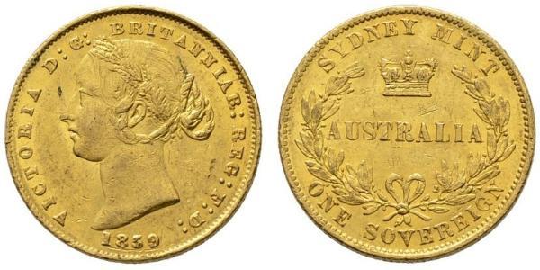 1 Sovereign Australia (1788 - 1939) Gold Victoria (1819 - 1901)