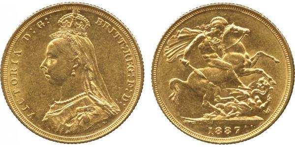 1 Sovereign Australia (1788 - 1939) Gold Victoria (1819 - 1901)