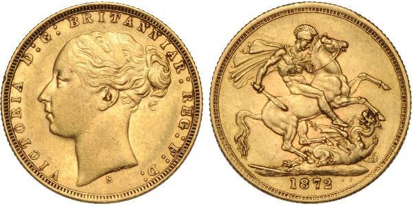1 Sovereign Australia (1788 - 1939) Gold Victoria (1819 - 1901)