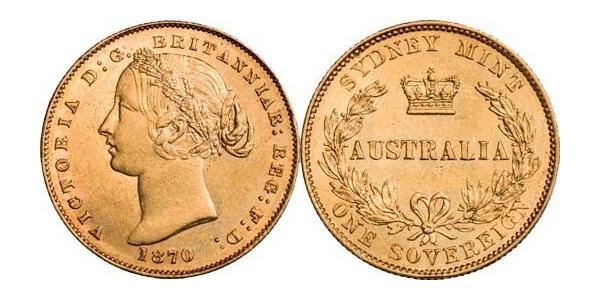 1 Sovereign Australia (1788 - 1939) Gold Victoria (1819 - 1901)