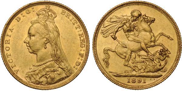 1 Sovereign Australia (1788 - 1939) Gold Victoria (1819 - 1901)