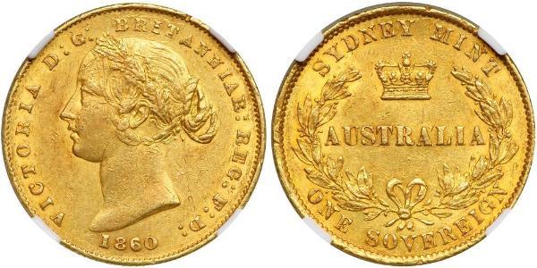 1 Sovereign Australia (1788 - 1939) Gold Victoria (1819 - 1901)
