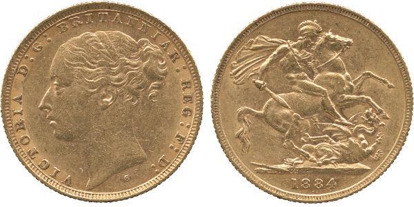 1 Sovereign Australia (1788 - 1939) Gold Victoria (1819 - 1901)