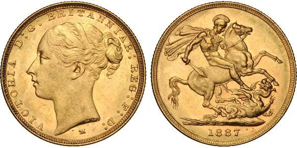1 Sovereign Australia (1788 - 1939) Gold Victoria (1819 - 1901)