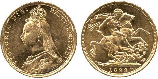 1 Sovereign Australia (1788 - 1939) Gold Victoria (1819 - 1901)