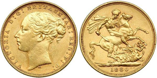1 Sovereign Australia (1788 - 1939) Gold Victoria (1819 - 1901)