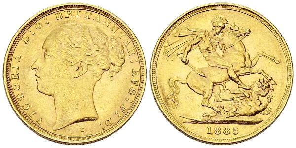 1 Sovereign Australia (1788 - 1939) Gold Victoria (1819 - 1901)