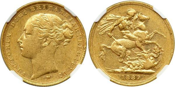 1 Sovereign Australia (1788 - 1939) Gold Victoria (1819 - 1901)
