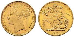 1 Sovereign Australien (1788 - 1939) Gold Victoria (1819 - 1901)