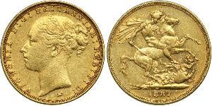 1 Sovereign Australien (1788 - 1939) Gold Victoria (1819 - 1901)