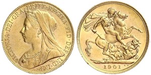 1 Sovereign Australien (1788 - 1939) Gold Victoria (1819 - 1901)