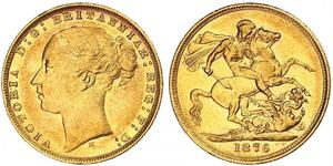 1 Sovereign Australien (1788 - 1939) Gold Victoria (1819 - 1901)