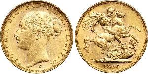 1 Sovereign Australien (1788 - 1939) Gold Victoria (1819 - 1901)