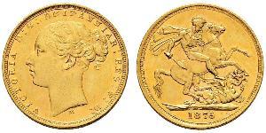 1 Sovereign Australien (1788 - 1939) Gold Victoria (1819 - 1901)