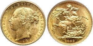 1 Sovereign Australien (1788 - 1939) Gold Victoria (1819 - 1901)