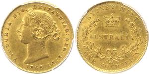 1 Sovereign Australien (1788 - 1939) Gold Victoria (1819 - 1901)