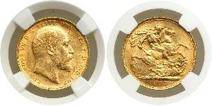 1 Sovereign Australien (1788 - 1939) Gold Eduard VII (1841-1910)