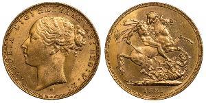 1 Sovereign Australien (1788 - 1939) Gold Victoria (1819 - 1901)