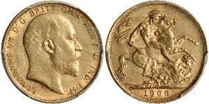 1 Sovereign Australien (1788 - 1939) Gold Eduard VII (1841-1910)