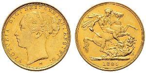 1 Sovereign Australien (1788 - 1939) Gold Victoria (1819 - 1901)