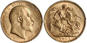 1 Sovereign Australien (1788 - 1939) Gold Eduard VII (1841-1910)