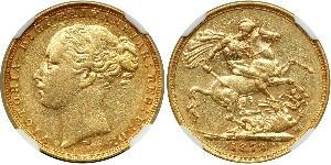 1 Sovereign Australien (1788 - 1939) Gold Victoria (1819 - 1901)