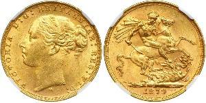 1 Sovereign Australien (1788 - 1939) Gold Victoria (1819 - 1901)