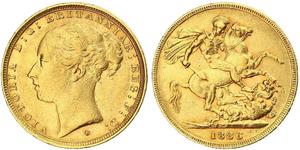 1 Sovereign Australien (1788 - 1939) Gold Victoria (1819 - 1901)