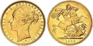 1 Sovereign Australien (1788 - 1939) Gold Victoria (1819 - 1901)