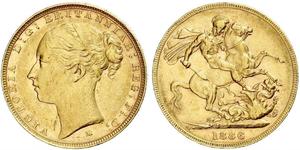 1 Sovereign Australien (1788 - 1939) Gold Victoria (1819 - 1901)