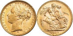 1 Sovereign Australien (1788 - 1939) Gold Victoria (1819 - 1901)