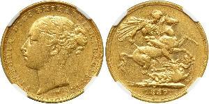 1 Sovereign Australien (1788 - 1939) Gold Victoria (1819 - 1901)