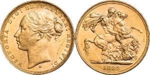 1 Sovereign Australien (1788 - 1939) Gold Victoria (1819 - 1901)