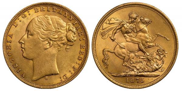 1 Sovereign Australien (1788 - 1939) Gold Victoria (1819 - 1901)