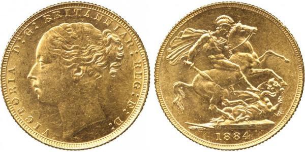 1 Sovereign Australien (1788 - 1939) Gold Victoria (1819 - 1901)